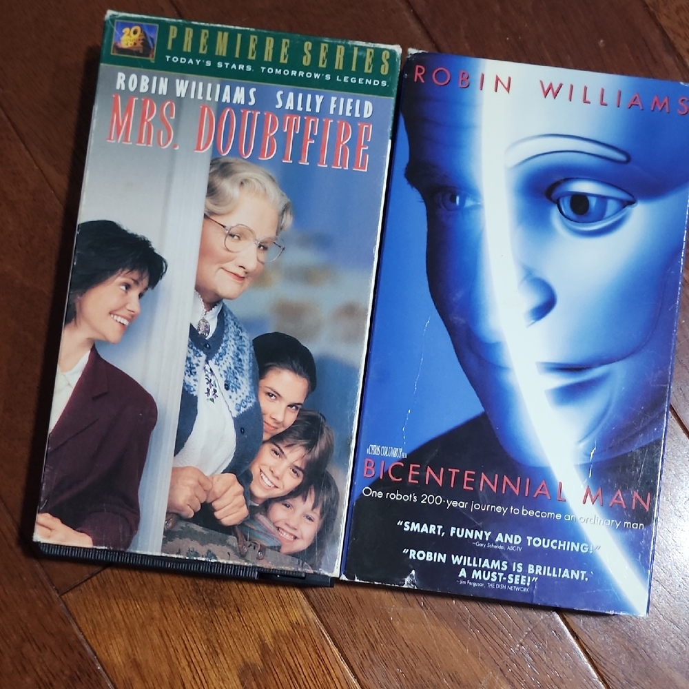 Mrs. Doubtfire and Bicentennial Man VHS Tapes
